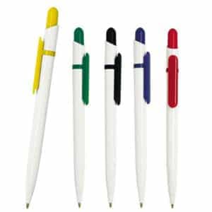 boligrafo class cuerpo blanco clip colores serigrafia