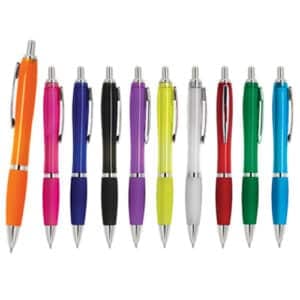 boligrafo farell plastico traslucido colores serigrafia