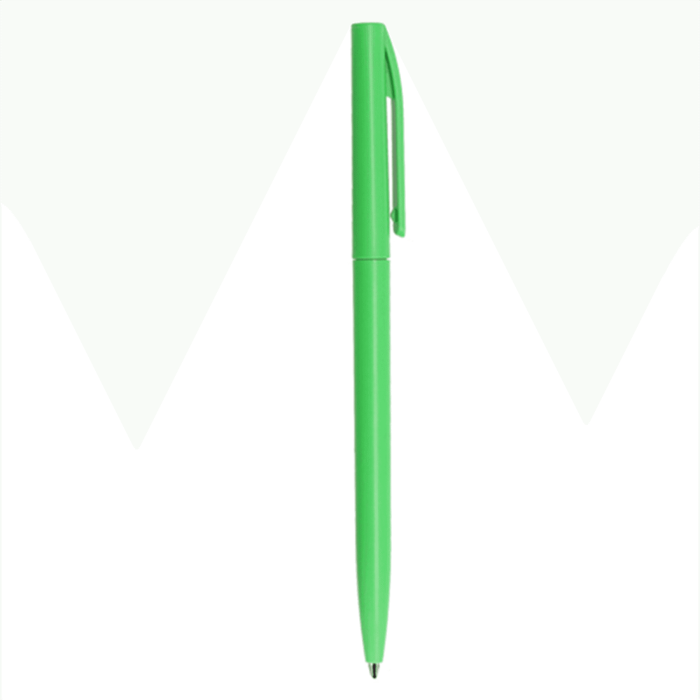 boligrafo kayen plastico verde retractil serigrafia