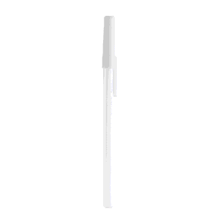 boligrafo slim plastico economico tapon blanco serigrafia