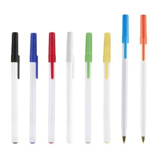 boligrafo slim plastico economico tapon colores serigrafia