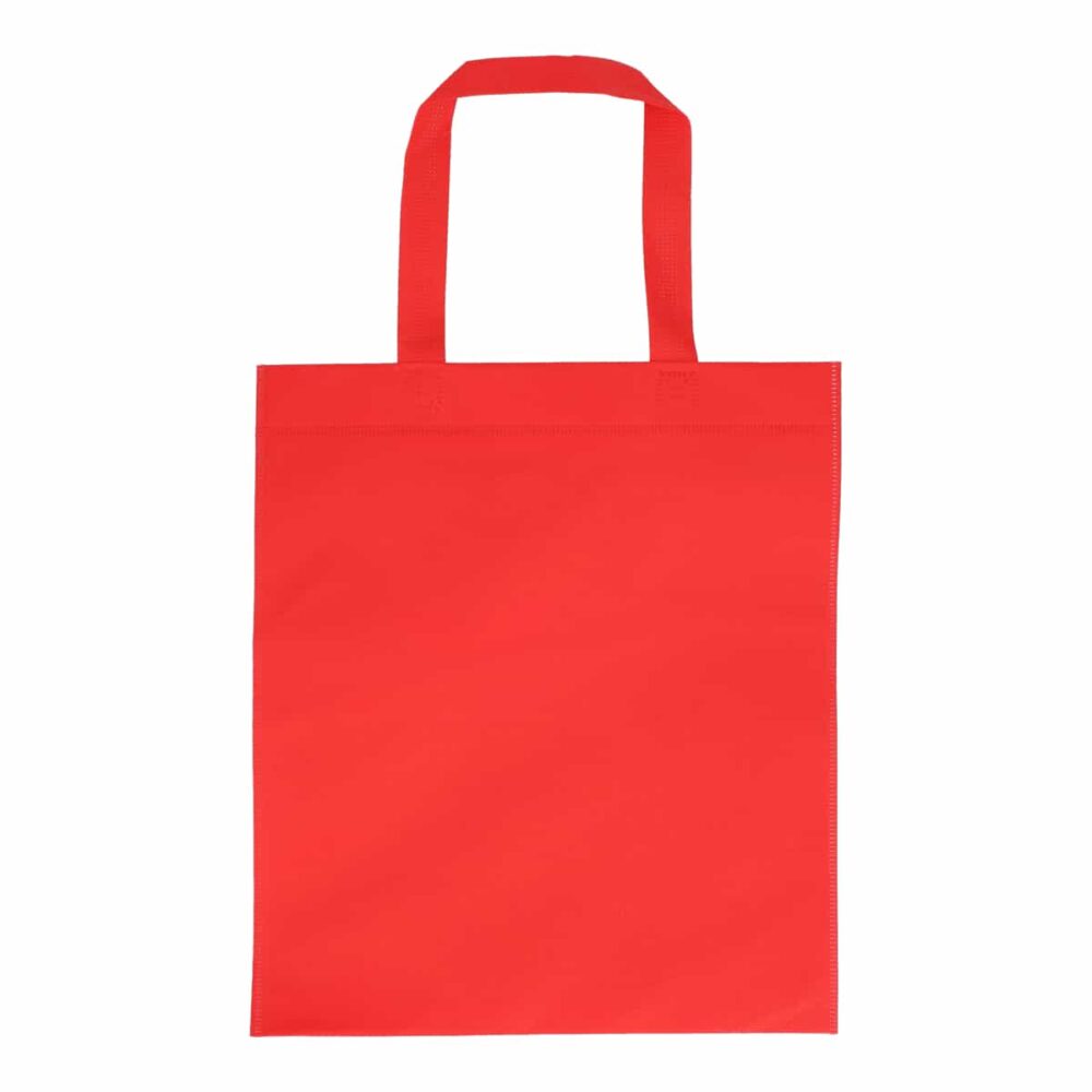 bolsa ecologica abba sin fuelle rojo serigrafia