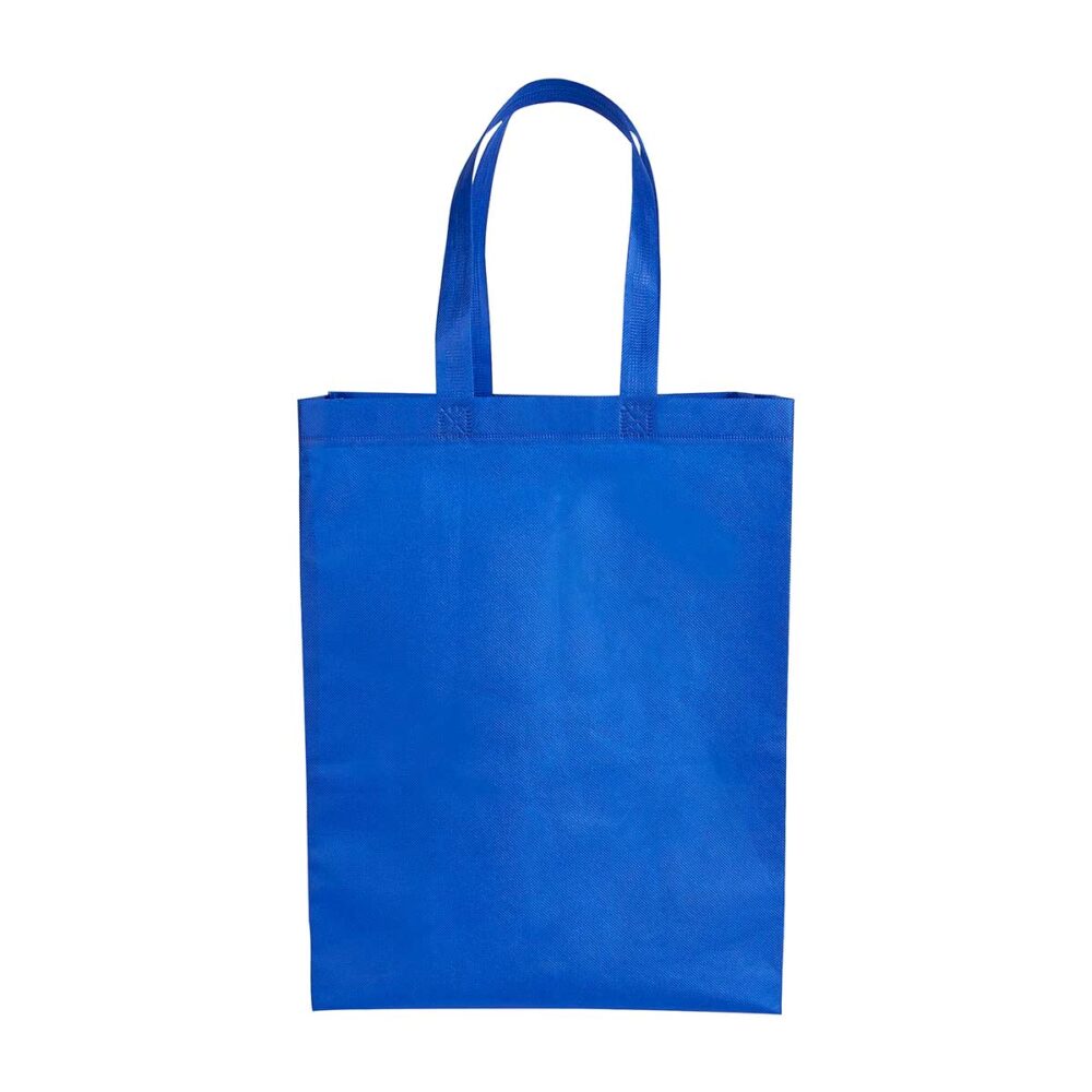 bolsa laredo ecologica fuelle azul serigrafia