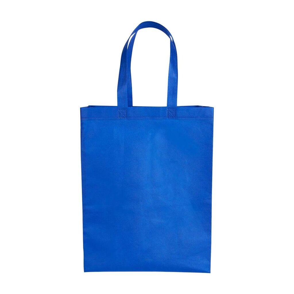 bolsa laredo ecologica fuelle azul serigrafia