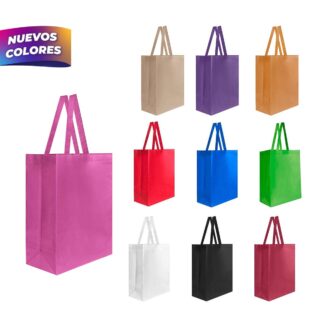 bolsa laredo ecologica fuelle colores serigrafia