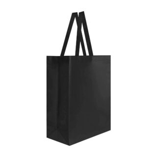 bolsa laredo ecologica fuelle negro serigrafia