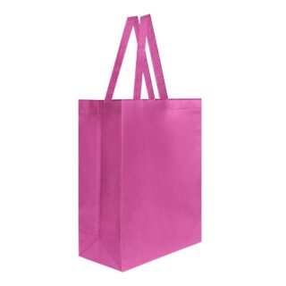 bolsa laredo ecologica fuelle rosa serigrafia
