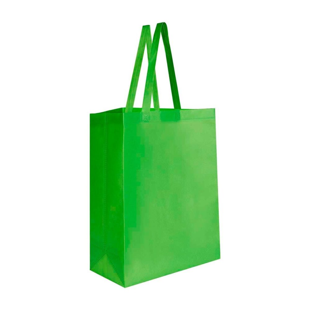 bolsa laredo ecologica fuelle verde serigrafia