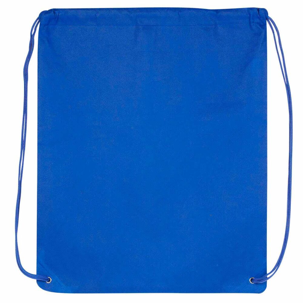 bolsa mochila ecologica tirante azul serigrafia