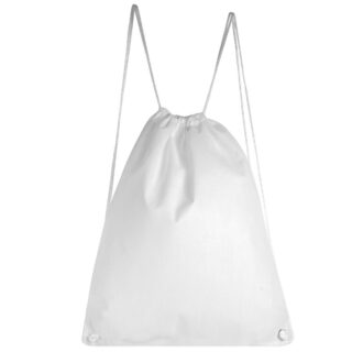 bolsa mochila ecologica tirante blanco serigrafia