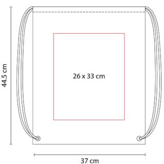 bolsa mochila ecologica tirante medidas serigrafia