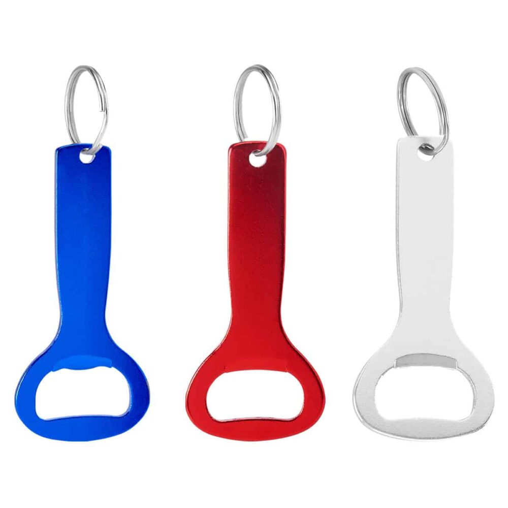 llavero de aluminio lampung colores destapador serigrafia