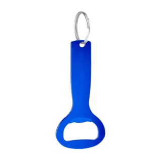 llavero lampung aluminio destapador serigrafia azul