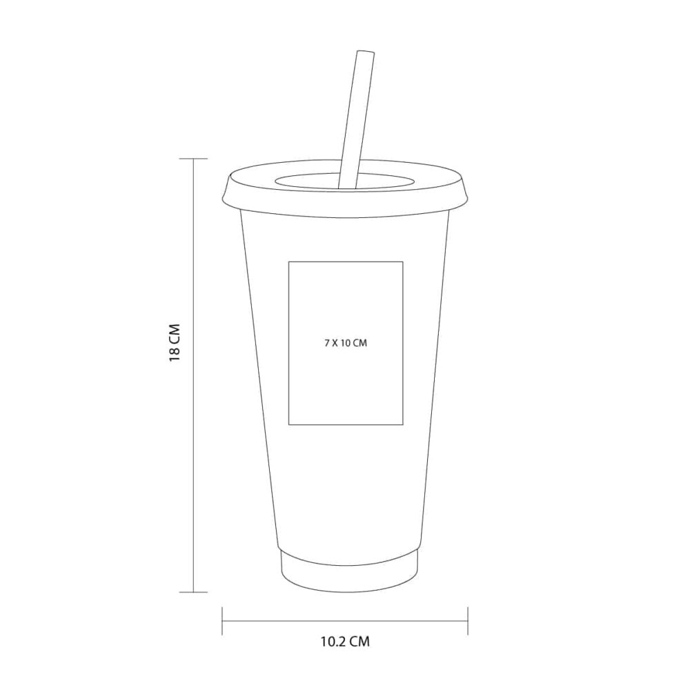vaso plastico medidas tapa push popote serigrafia