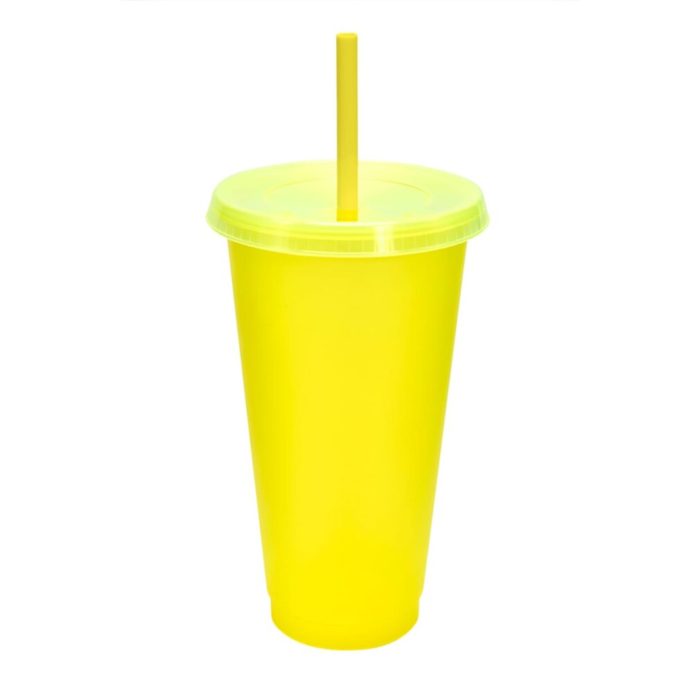 vaso plastico tapa push popote serigrafia amarillo1