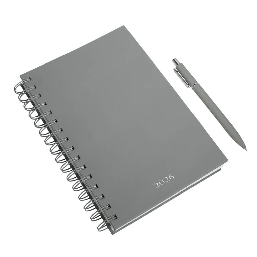 agenda diaria lette 2026 gris 2