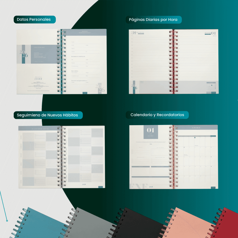 agenda diaria lette 2026 interior