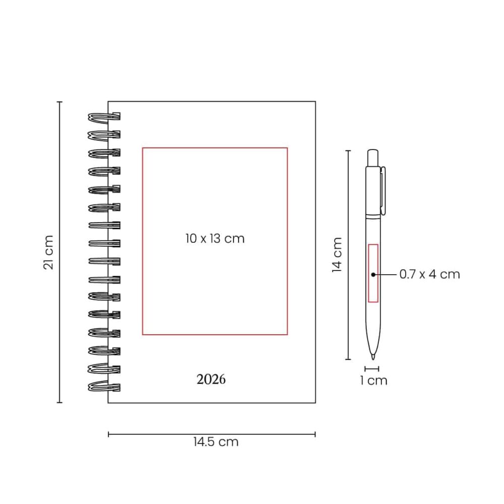 agenda diaria lette 2026 medidas
