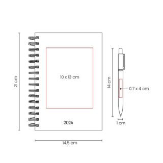 agenda diaria lette 2026 medidas