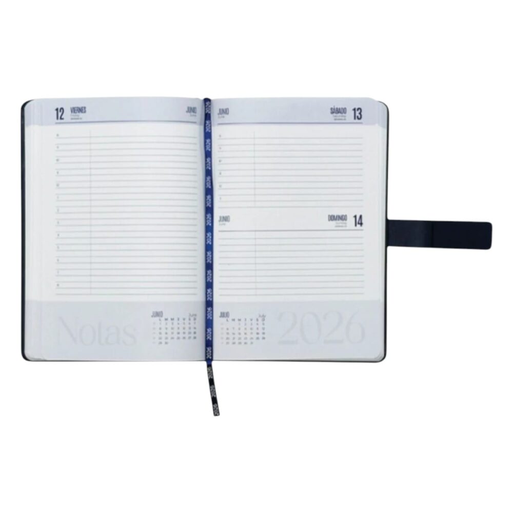 agenda diaria 2026 interior doble vela