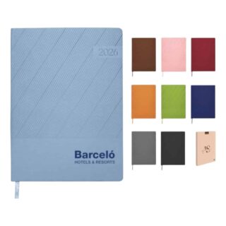 agenda semanal 2026 colores doble vela