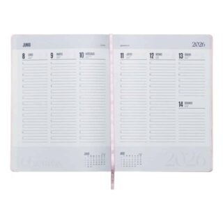 agenda semanal 2026 interior doble vela