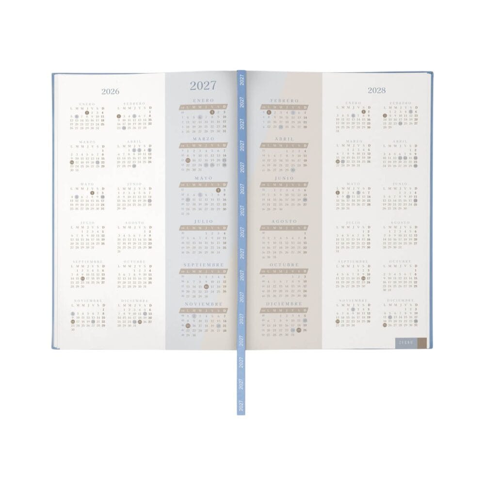 agenda diaria clasica calendario