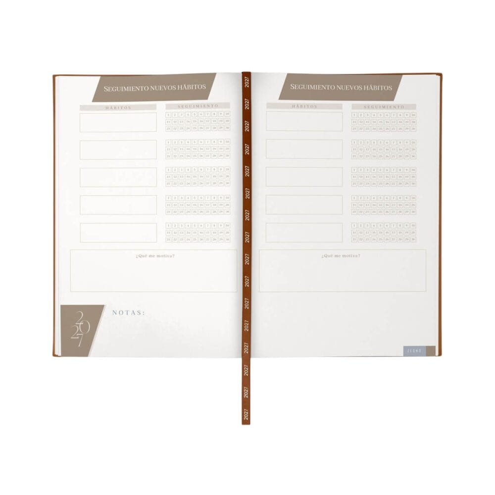agenda diaria clasica habitos