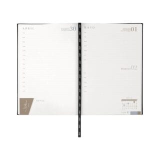 agenda diaria clasica interior fin de semana