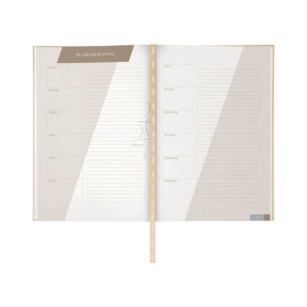 agenda diaria clasica planeador anual