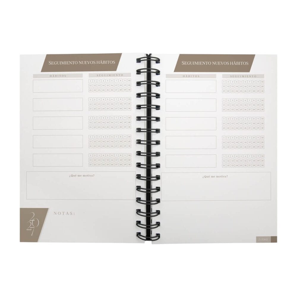 agenda diaria lette habitos