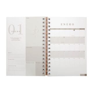 agenda diaria lette notas