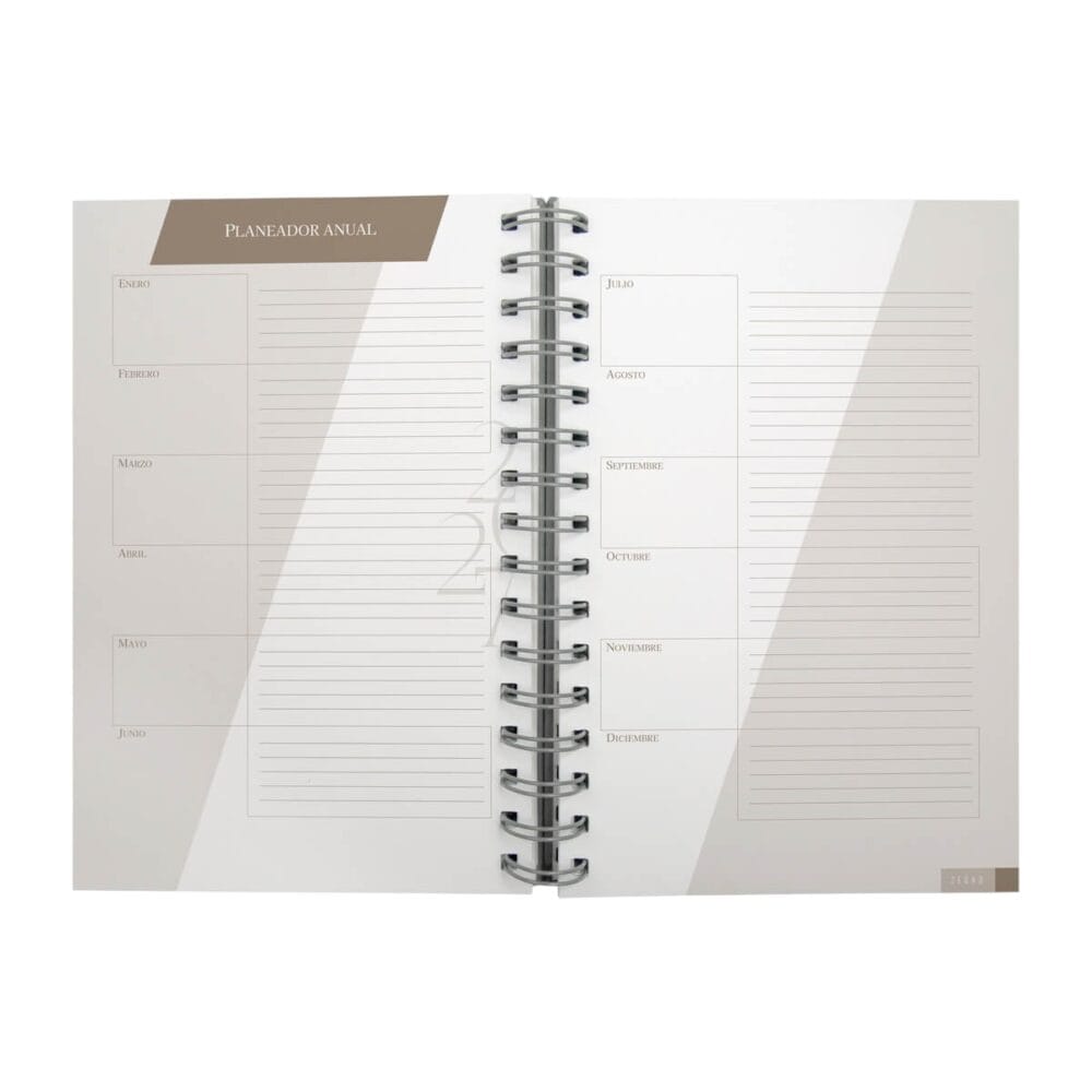 agenda diaria lette planeador anual