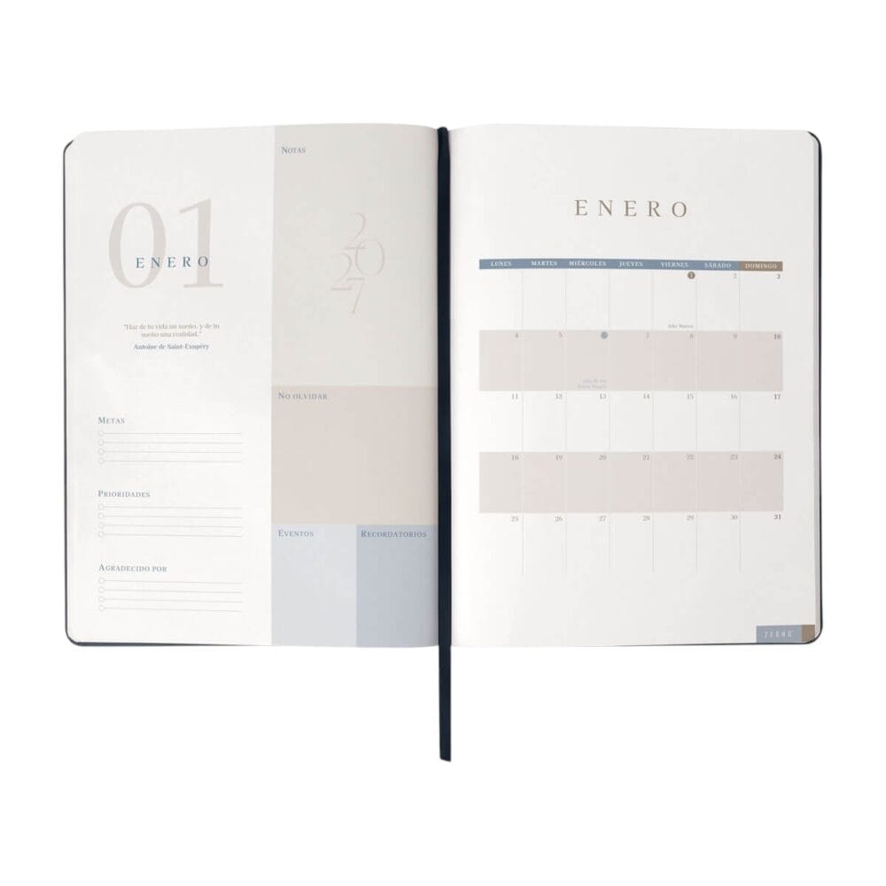 agenda diaria ultra notas