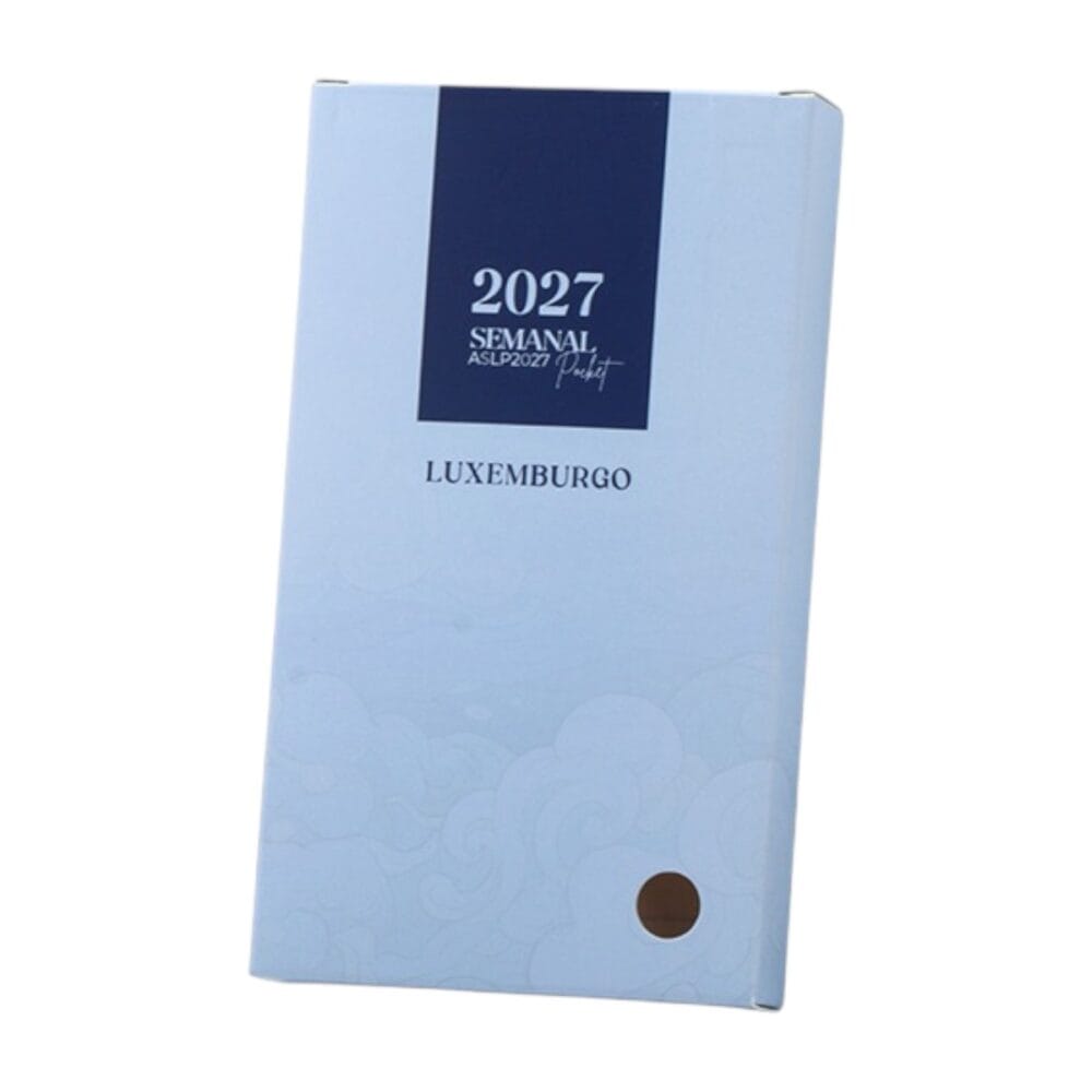 agenda semanal luxemburgo pocket caja