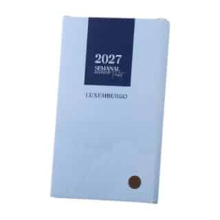 agenda semanal luxemburgo pocket caja