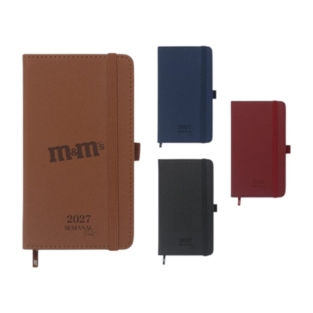 agenda semanal luxemburgo pocket colores