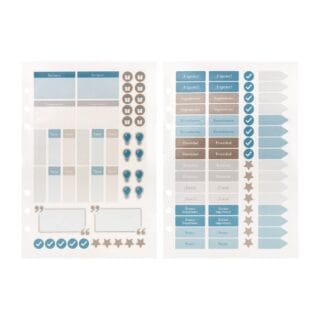 agenda semanal premium stickers