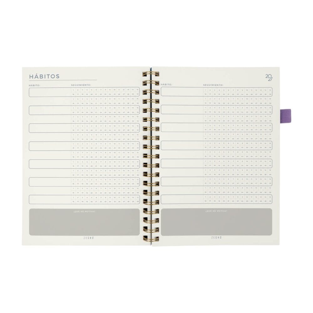 agenda semanal terra habitos