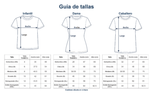 guia de tallas apdmid