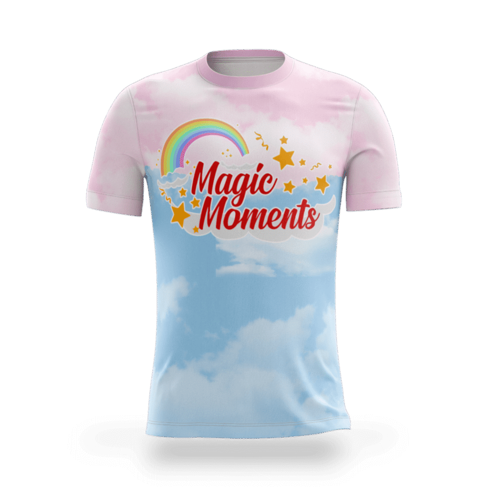 playera sublimada arcoiris nubes principal
