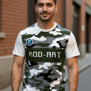 playera sublimada camuflaje militar verde individual