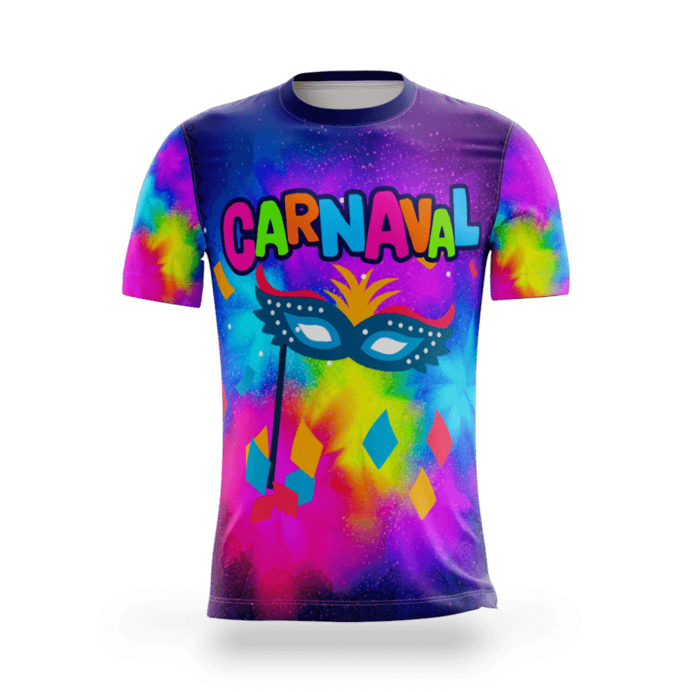 playera sublimada carnaval mascara principal