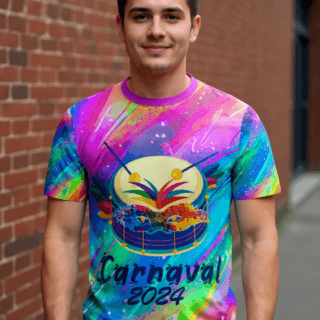 playera sublimada carnaval tambor individual