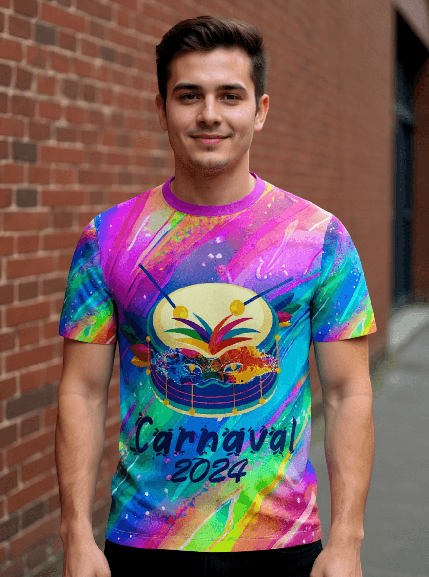playera sublimada carnaval tambor individual