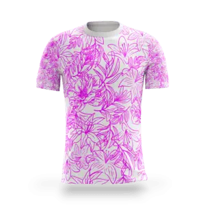 playera sublimada floral lineal principal