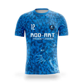 playera sublimada geometrico azul pantera principal