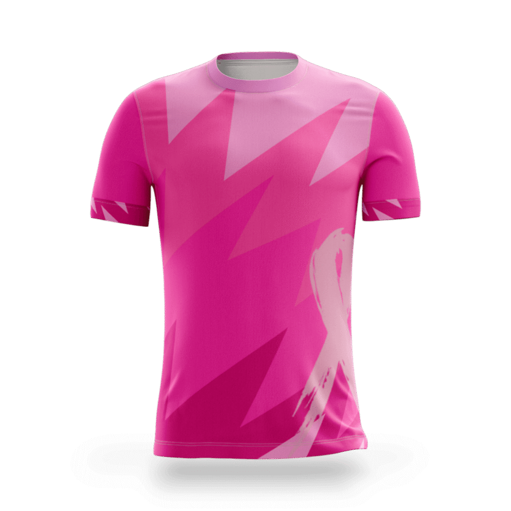 playera sublimada rosa rayos diagonales principal