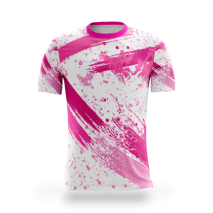 playera sublimada splash rosa diagonal principal