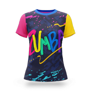 playera sublimada zumba multicolor principal